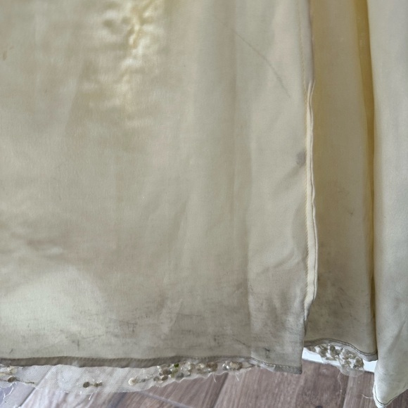 Scala Elegant Gold Sequin Evening Gown Dress, Black Tie, Prom, Wedding Size 4 - Picture 4 of 13